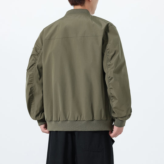 Herren Leichte Bomberjacke im Utility‑Style mit Ärmeltasche und Rippenbündchen Nord Taschen