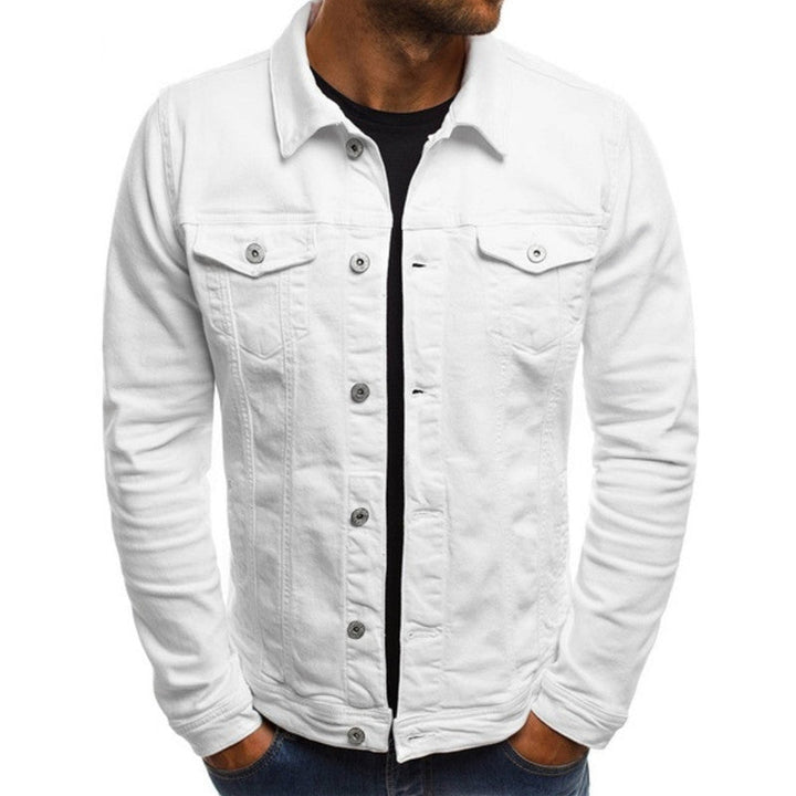 Herren Jeansjacke im modernen Design mit praktischen Brusttaschen