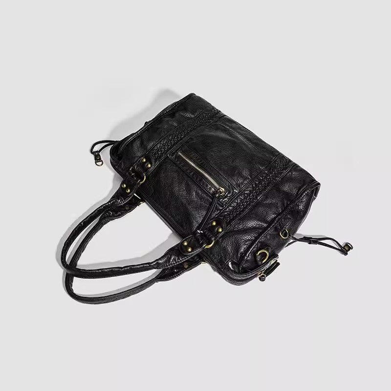 Damen Tragetasche mit eleganten Details und robustem Reißverschluss Nord Taschen