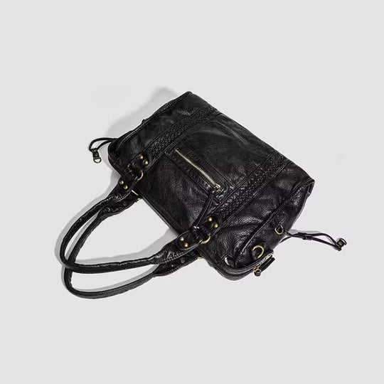 Damen Tragetasche mit eleganten Details und robustem Reißverschluss Nord Taschen