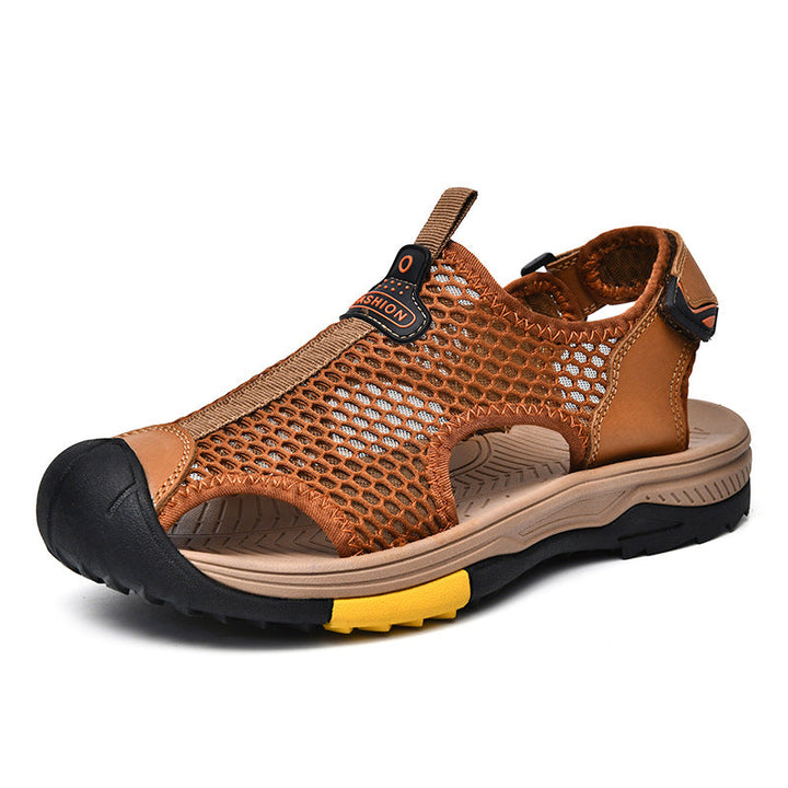 Herren Atmungsaktive Outdoor-Sandalen mit rutschfester Sohle und verstellbarem Riemen