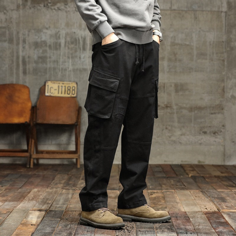 Herren Cargo-Joggerhose mit Utility-Taschen und elastischen Bündchen Nord Taschen