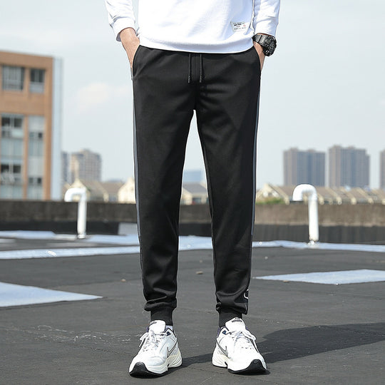 Herren Slim‑Fit Trainingshose mit elastischem Bund, Kordelzug und gerippten Bündchen Nord Taschen