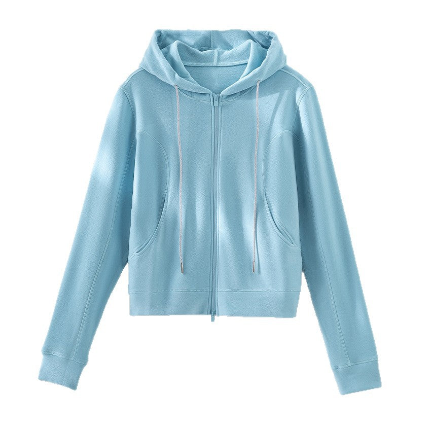 Damen Weite Satin-Loungehose mit elastischem Bund und Eingrifftaschen Nord Taschen