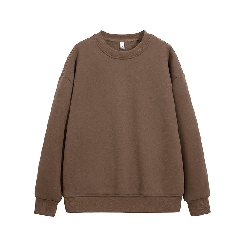 Unisex Oversize Rundhals-Sweatshirt aus schwerer Baumwollmischung mit geripptem Saum und Raglanärmeln Nord Taschen
