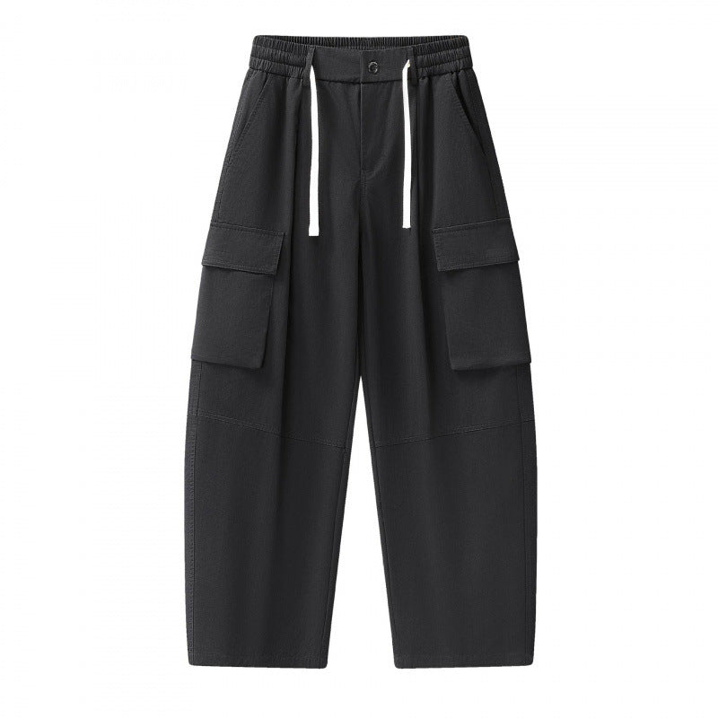 Unisex Baggy‑Cargo‑Hose mit elastischem Bund, Tunnelzug und großen Pattentaschen Nord Taschen