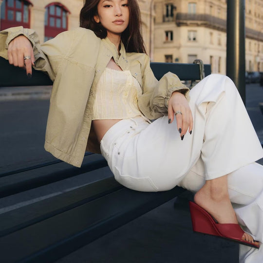 Damen Cropped-Boxy-Utility-Blouson mit Stehkragen und gerafften Ärmeln Nord Taschen