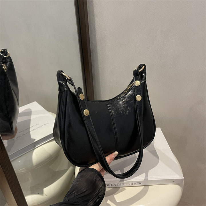 Damen modische Umhängetasche mit eleganten Knopfdetails Nord Taschen