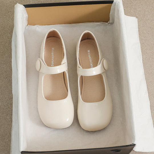 Damen Mary Jane Schuhe mit Verstellbarem Riemen und Komfortablem Fußbett