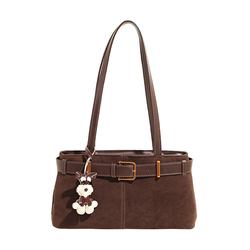 Damen Henkeltasche mit stilvollem Tieranhänger Nord Taschen