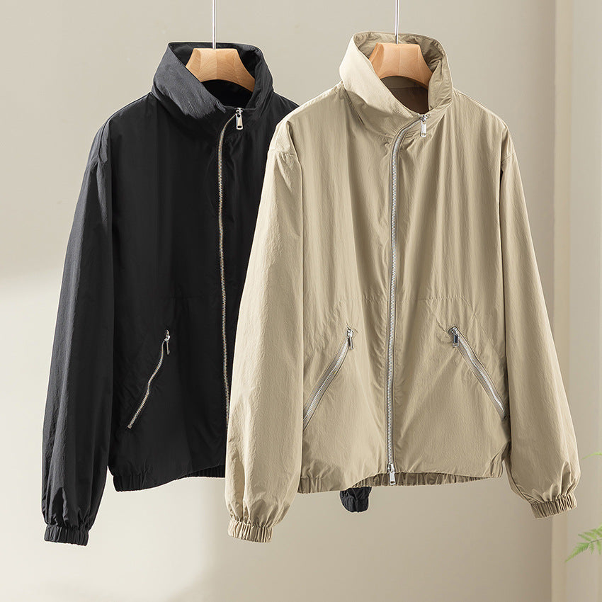 Damen Ultralight Übergangsjacke mit hohem Kragen, diagonalen Reißverschlusstaschen und elastischem Saum Nord Taschen