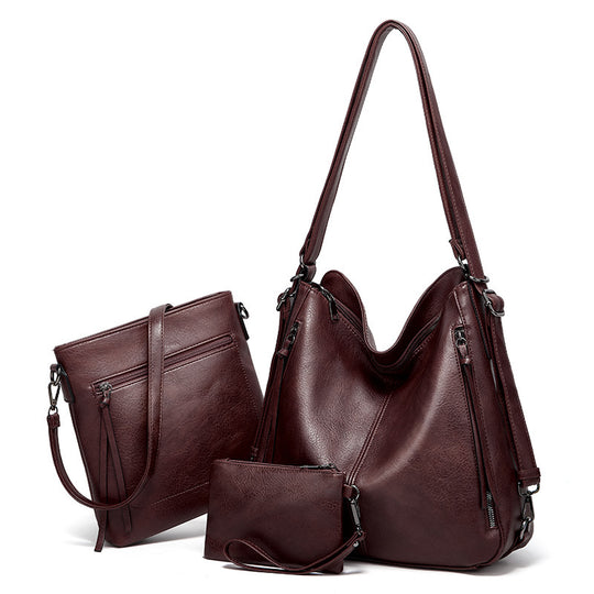 Damen Hobo-Tasche mit eleganter Silhouette und zusätzlichem Umhängetäschchen Nord Taschen