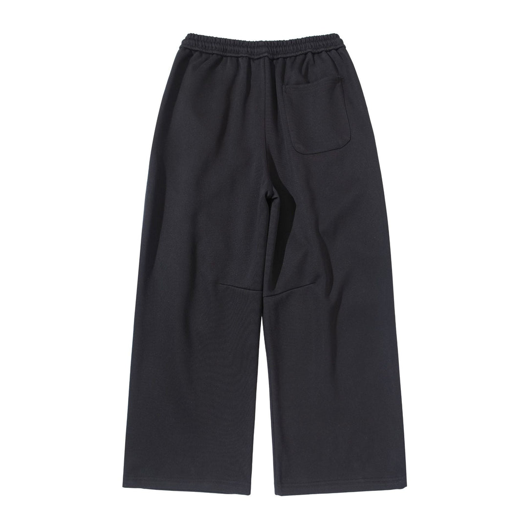 Damen Weite Cropped-Jogginghose aus French-Terry mit hohem Elastikbund, Kordelzug und Eingrifftaschen Nord Taschen