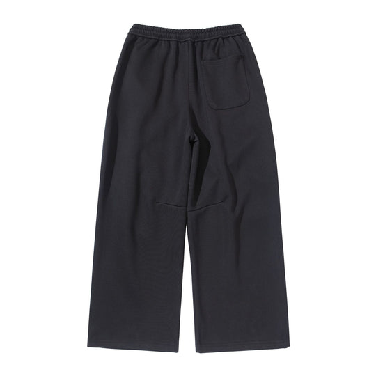 Damen Weite Cropped-Jogginghose aus French-Terry mit hohem Elastikbund, Kordelzug und Eingrifftaschen Nord Taschen