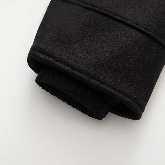 Damen Oversized Mantel mit hohem Stehkragen und durchgehender Knopfleiste Nord Taschen