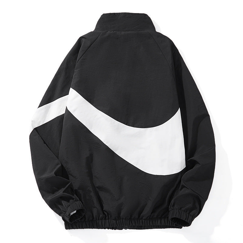 Herren Sportliche Übergangsjacke mit hohem Kragen und seitlichen Reißverschlusstaschen Nord Taschen