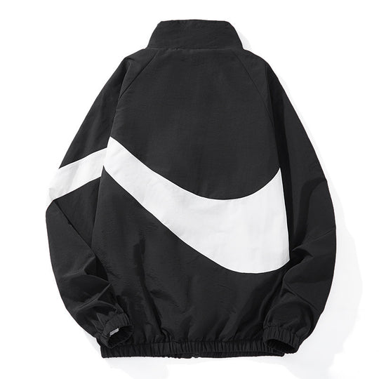 Herren Sportliche Übergangsjacke mit hohem Kragen und seitlichen Reißverschlusstaschen Nord Taschen
