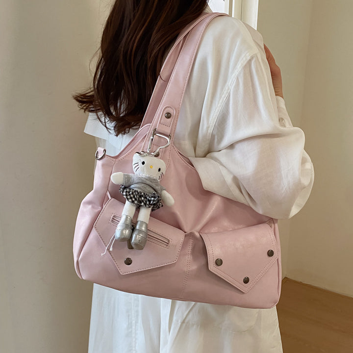Damen modische Handtasche mit praktischem und verspieltem Anhänger Nord Taschen