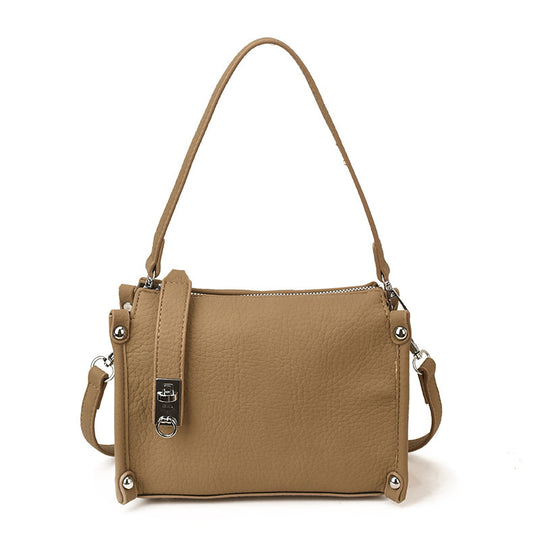 Damen Umhängetasche mit luxuriösem Kunstleder und eleganten Details Nord Taschen