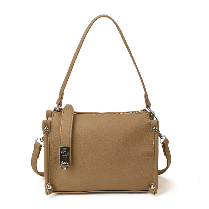 Damen Umhängetasche mit luxuriösem Kunstleder und eleganten Details Nord Taschen