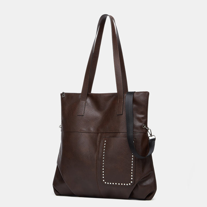 Damen Tragetasche mit eleganter Struktur und praktischem Außenfach Nord Taschen