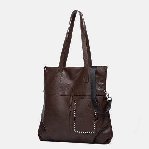 Damen Tragetasche mit eleganter Struktur und praktischem Außenfach Nord Taschen