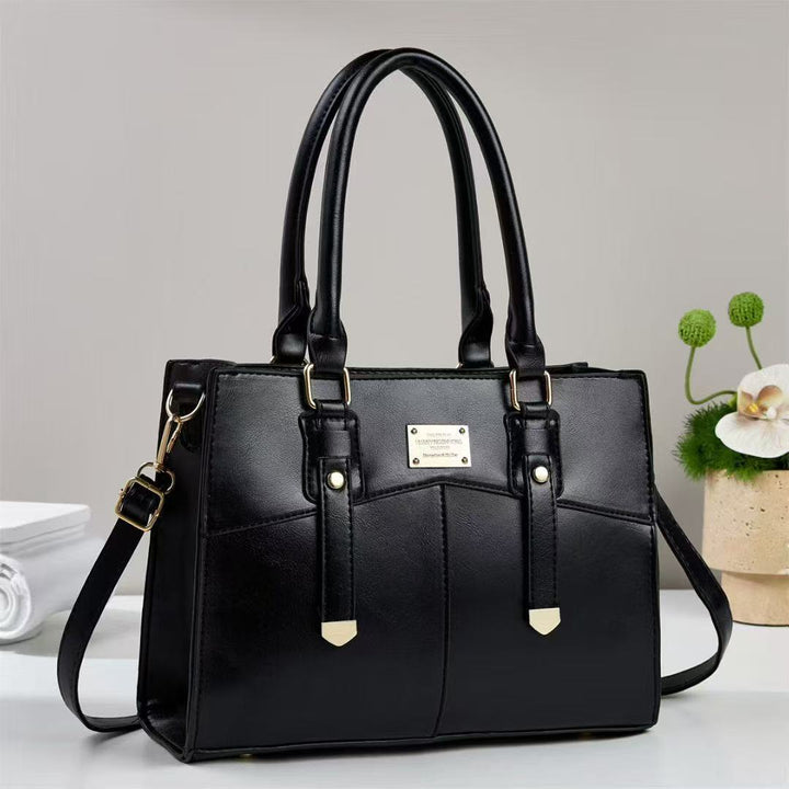 Damen Designer-Handtasche mit eleganter Struktur und abnehmbarem Schultergurt Nord Taschen