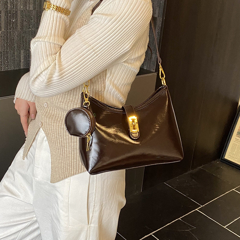 Damen elegante Umhängetasche mit strukturierter Tasche Nord Taschen