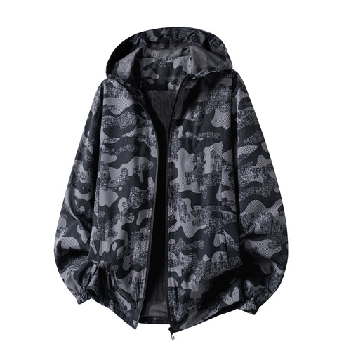 Herren Sportliche Camo-Funktionsjacke Nord Taschen