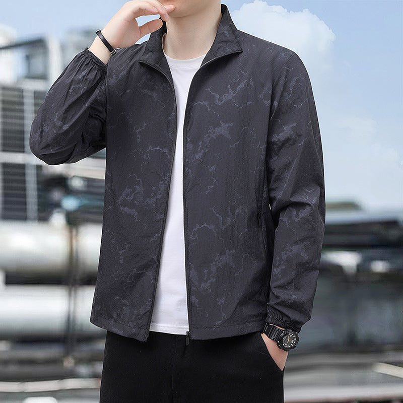 Herren Moderne Sportjacke Nord Taschen