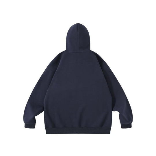 Unisex Oversize-Kapuzenpullover mit Statement-Print und Kängurutasche Nord Taschen