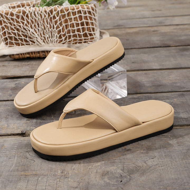 Damen Komfortable Zehensandalen mit ergonomischem Fußbett und rutschfester Sohle