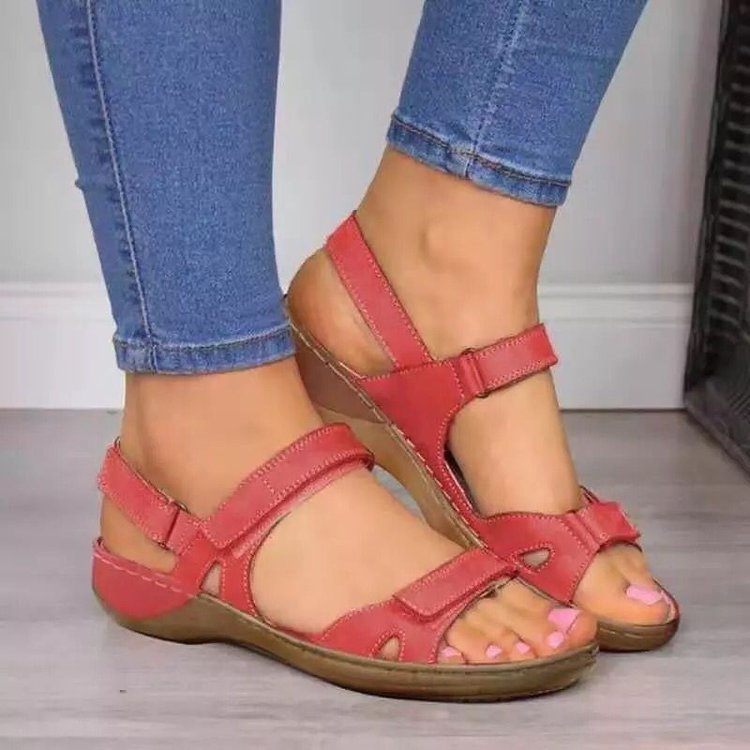 Damen Komfortable und stilvolle Sandalen mit verstellbaren Riemen