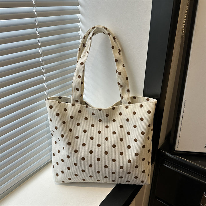 Damen Tragetasche mit verspieltem Punkte-Design Nord Taschen