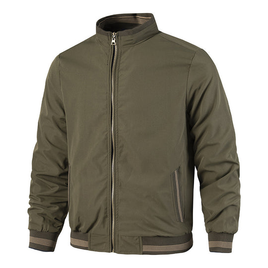 Herren Sportliche Bomberjacke mit hohen Kragen und praktischen Taschen Nord Taschen