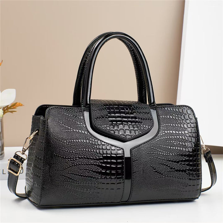 Damen elegante Handtasche im modernen Krokodillederstil Nord Taschen