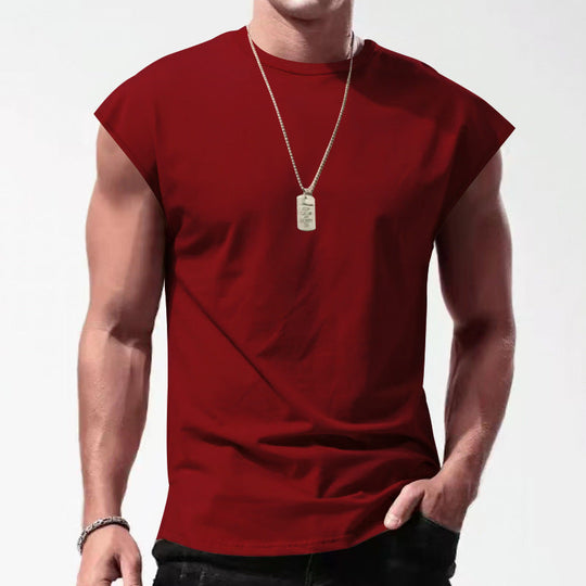 Herren Ärmelloses Sportshirt aus atmungsaktivem Material mit stylischem Design