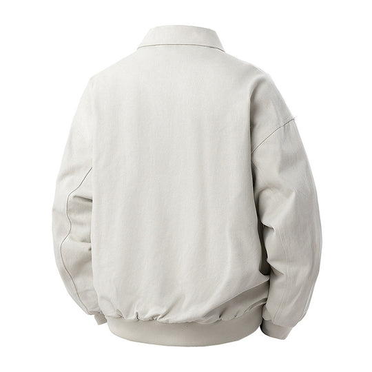 Herren Moderner Blouson mit Hemdkragen, Zwei‑Wege‑Reißverschluss und dezenter Teilungsnaht Nord Taschen