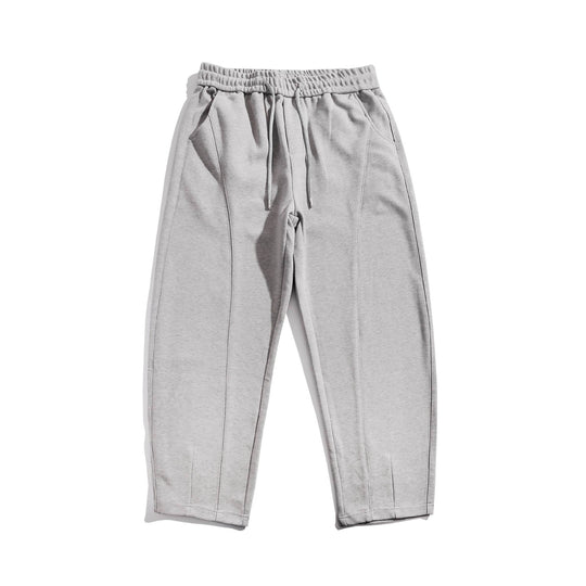 Damen Cropped-Joggerhose mit Ziernähten, hohem Elastikbund und Eingrifftaschen Nord Taschen