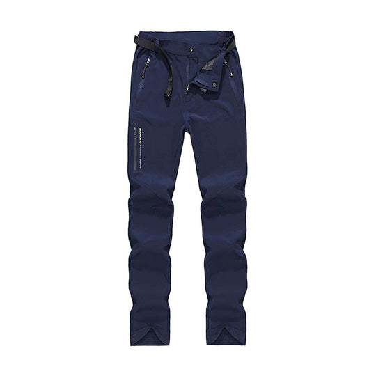 Damen Stretch-Softshell Outdoorhose mit vorgeformten Knien, verstellbarem Bund und Reißverschlusstaschen Nord Taschen