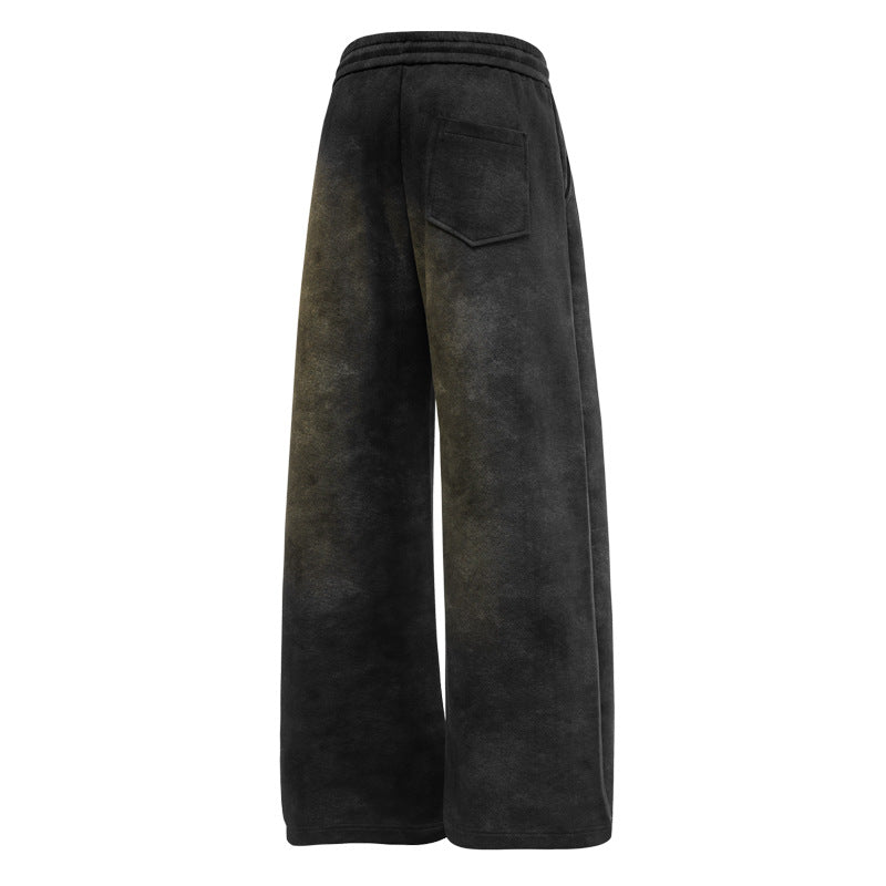 Damen weite Relax-Fleecehose mit hohem Bund, Tunnelzug und dekorativen Nahtsteppungen Nord Taschen