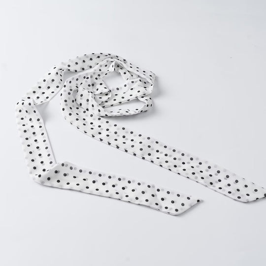 Damen Wickelbluse mit Bindeschal, V-Ausschnitt und Polka-Dot-Optik Nord Taschen