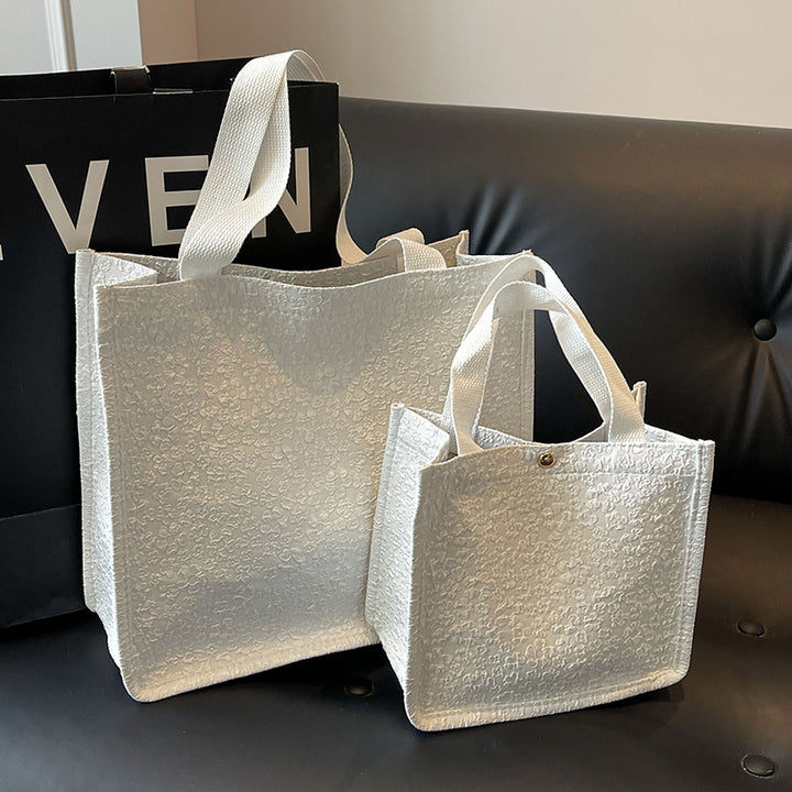 Damen Einkaufstasche aus strapazierfähigem Material mit floralem Design Nord Taschen