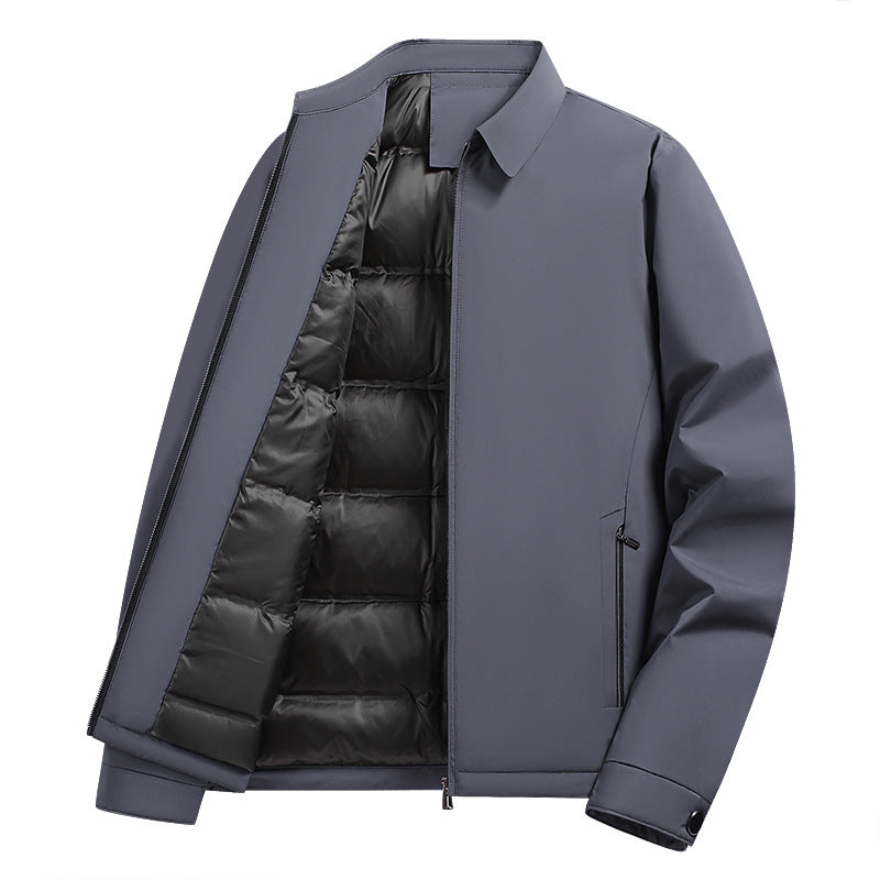 Herren Modische Übergangsjacke mit hochgeschlossenem Kragen Nord Taschen