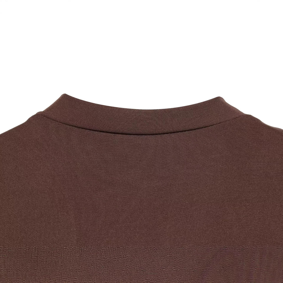Damen Body mit tiefem V‑Ausschnitt, Raffung und Metallschließe Nord Taschen