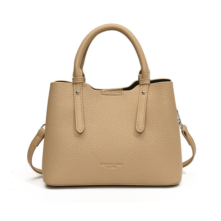 Damen elegante Handtasche mit strukturiertem Obermaterial Nord Taschen