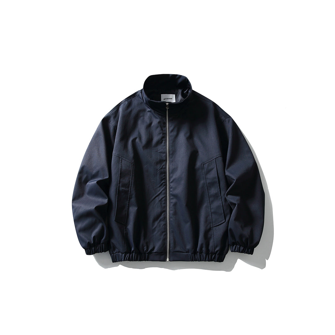 Herren Tech-Bomberjacke im Workwear-Stil mit hohem Stehkragen und elastischem Saum Nord Taschen