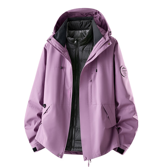 Damen Multifunktionale Outdoorjacke mit herausnehmbarer Stepp-Innenjacke Nord Taschen