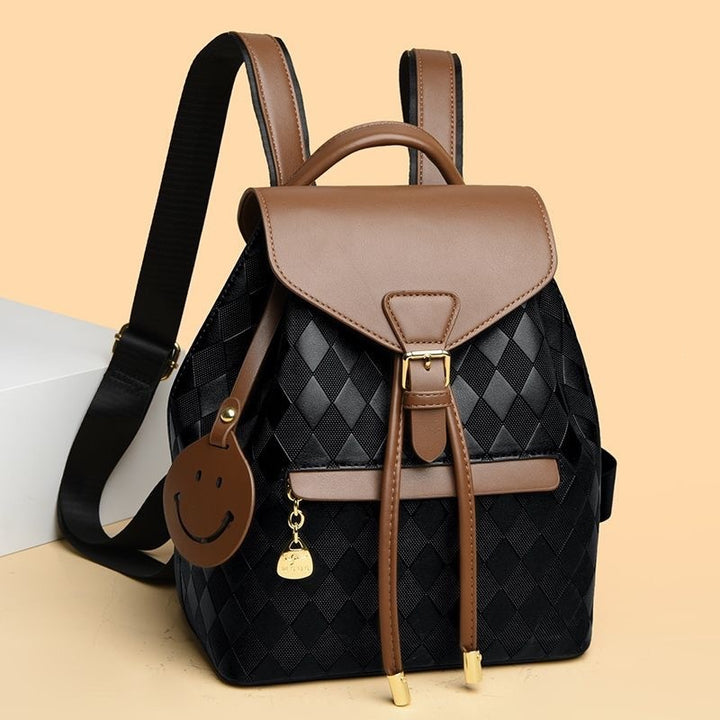 Damen elegante Rucksacktasche mit geflochtenem Design Nord Taschen