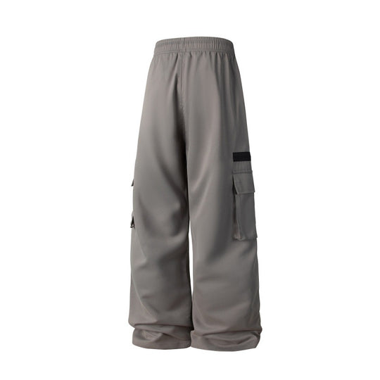 Herren Weite Cargo-Hose im Oversize-Schnitt mit elastischem Tunnelzugbund und Multifachtaschen Nord Taschen